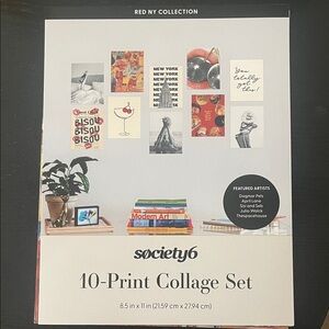 Society6 Red NY Collection Art Prints